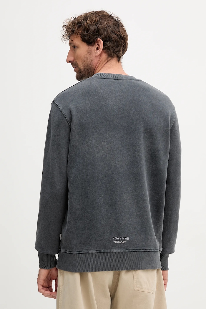 Odzież Pepe Jeans bluza bawełniana DARIUS CREW PM582760 szary