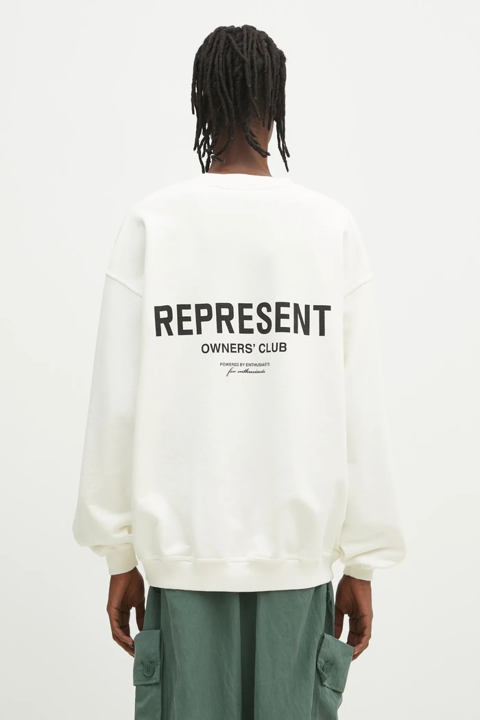 Odjeća Pamučna dukserica Represent Owners Club Sweater OCM41115.072 bež