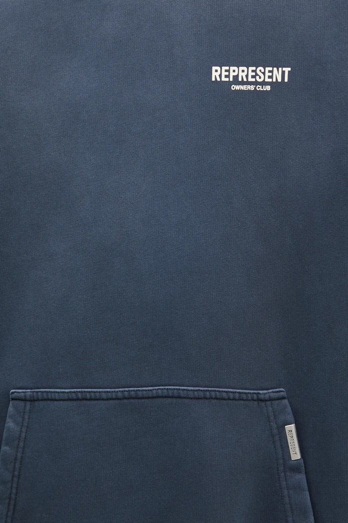 Represent cotton sweatshirt Owners Club Hoodie blue OCM41113.224