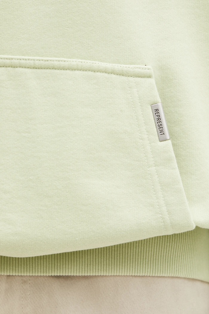 Памучен суичър Represent Elegance In Motion Hoodie зелен MLM41065.37