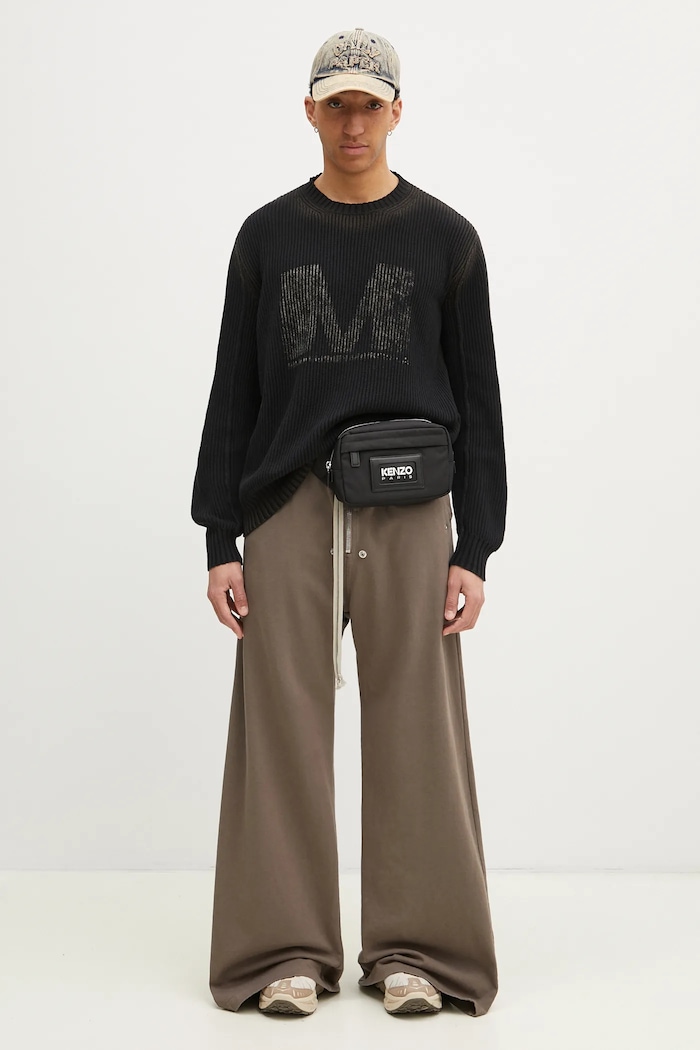 MM6 Maison Margiela sweter bawełniany SH0HL0024 czarny