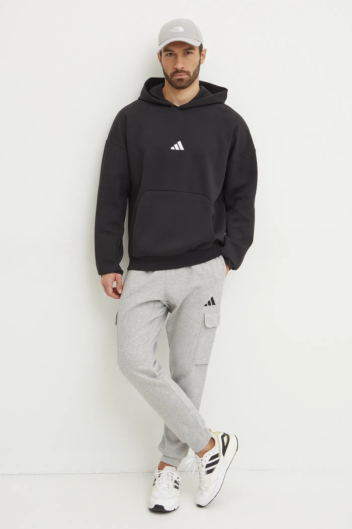 Pulover adidas Future Icons JD4954 črna AW25