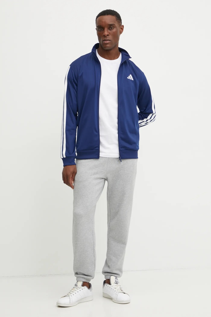 Dukserica adidas 3-Stripes JI8817 mornarsko plava AW25