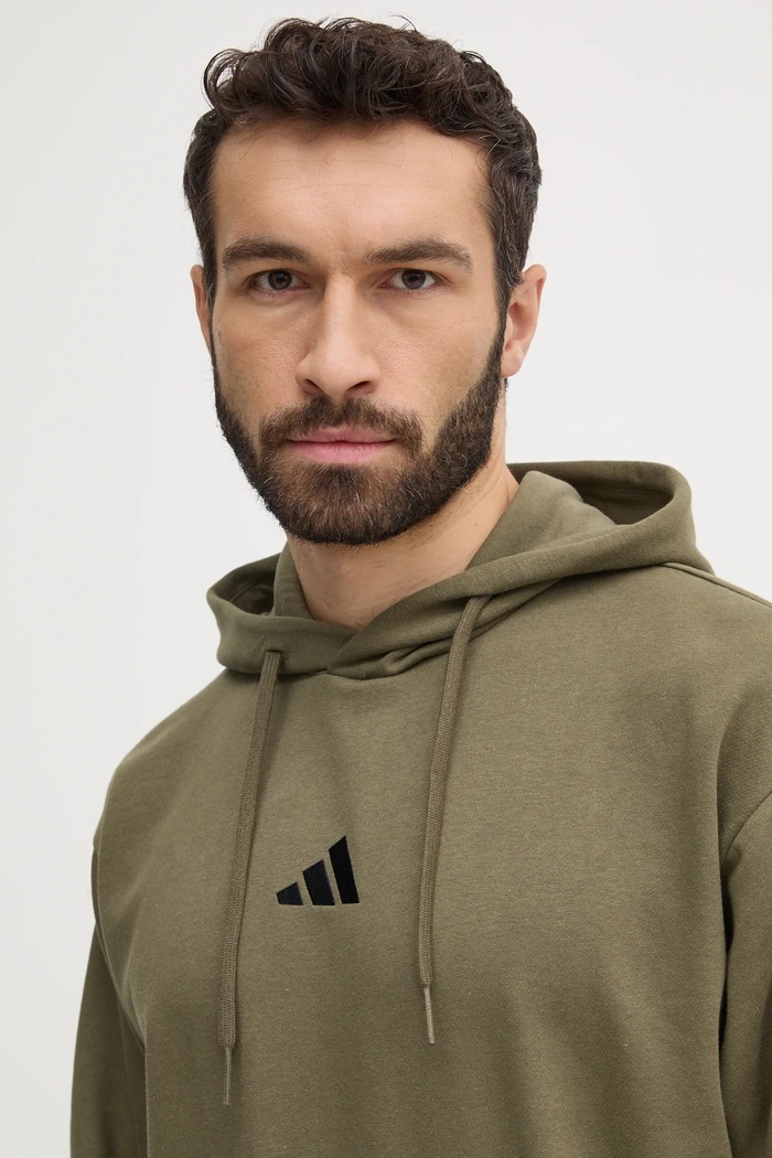 Mikina adidas Feelcozy zelená JE3799