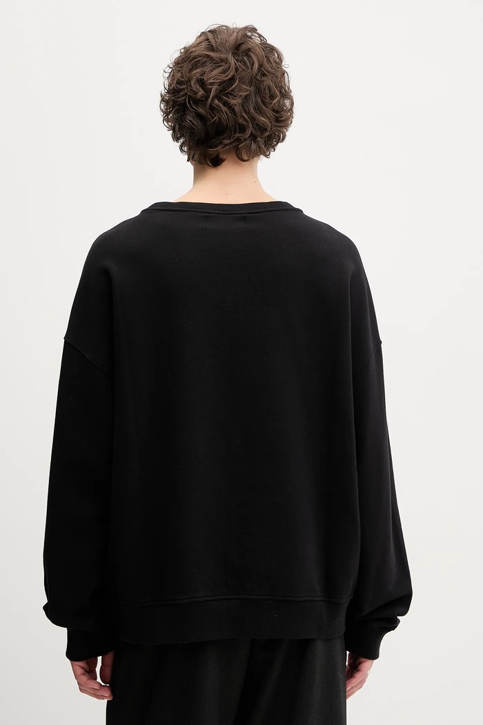 Odzież Fiorucci bluza bawełniana Curly Lollipop Logo Relaxed Fit Sweatshirt U02SPSCR188CJ05BK02 czarny