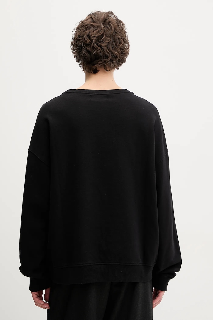 Odzież Fiorucci bluza bawełniana Curly Lollipop Logo Relaxed Fit Sweatshirt U02SPSCR188CJ05BK02 czarny