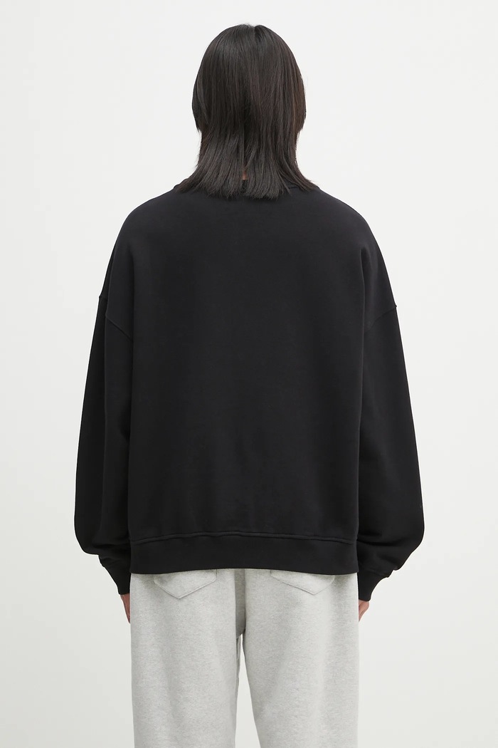 Одежда Хлопковая кофта Fiorucci Curly Lollipop Logo Relaxed Fit Sweatshirt U02SPSCR188CJ05BK02 чёрный