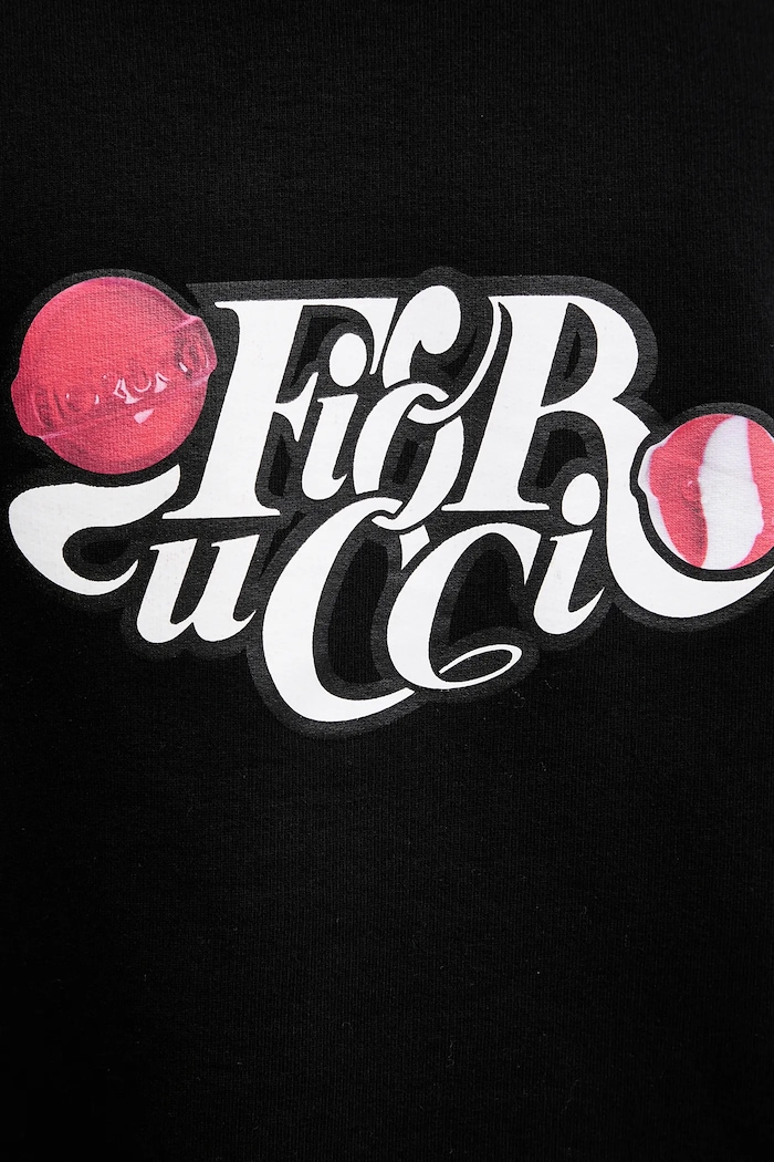 Fiorucci bluza bawełniana Curly Lollipop Logo Relaxed Fit Sweatshirt U02SPSCR188CJ05BK02 czarny