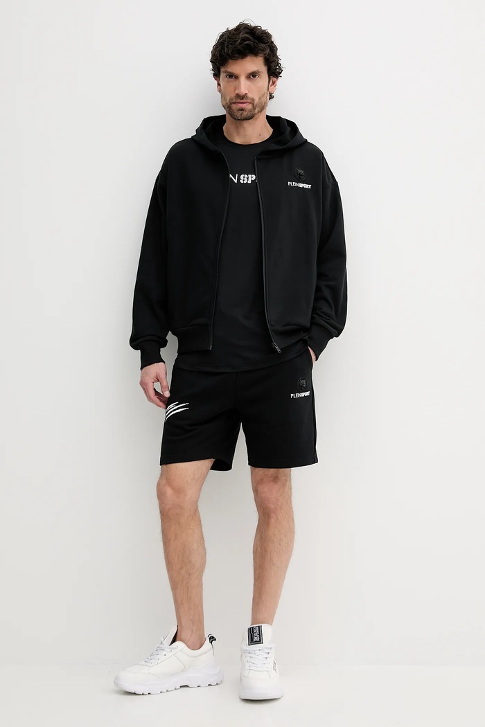 Plein Sport Bluza SAEC.MJB3579.STE001N czarny SS25