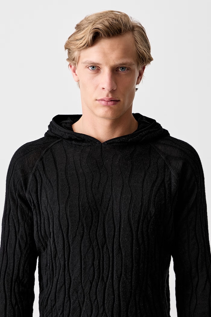 HELIOT EMIL sweater with wool Men's black SS25.M.07.070.BLK01