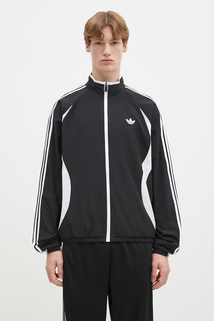 Суичър adidas Originals Teamgeist щампа черен JC6227