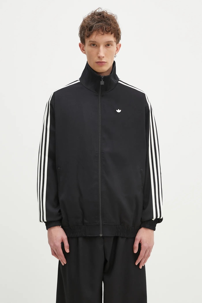 adidas Originals bluza Firebird Tracktop bez kaptura czarny JC6357