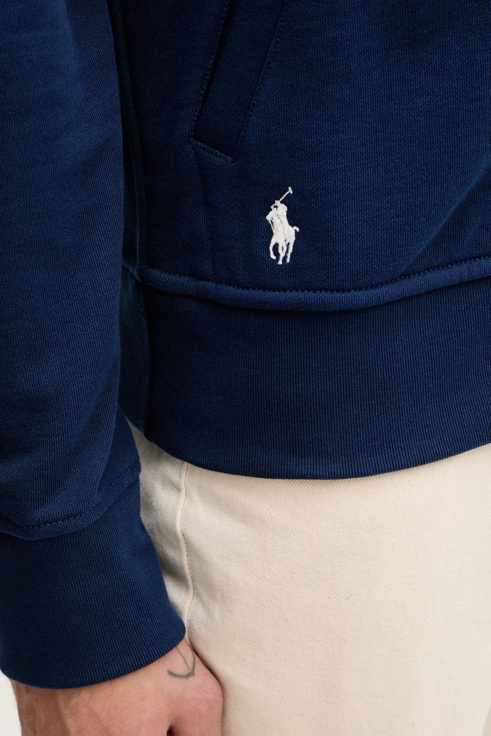Bavlnená mikina Polo Ralph Lauren Long Sleeve Sweatshirt 710970280 modrá