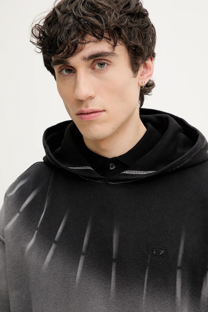 Суичър Diesel S-BOXT-HOOD-R2 SWEAT-SHIRT черен A16123.0SLBP