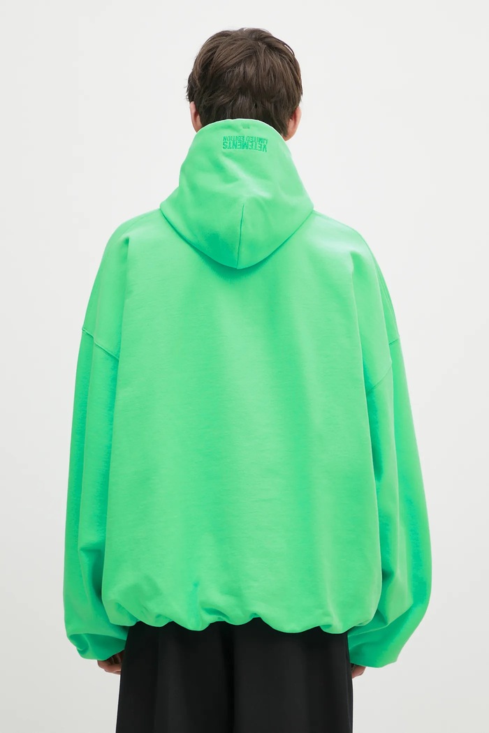 Одяг Кофта VETEMENTS Oval Logo Cropped Boxy UA66HD600E зелений