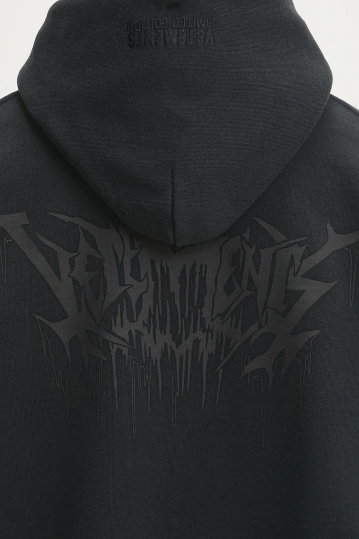 VETEMENTS bluza Drip Metal Oversized UA66HD730B czarny