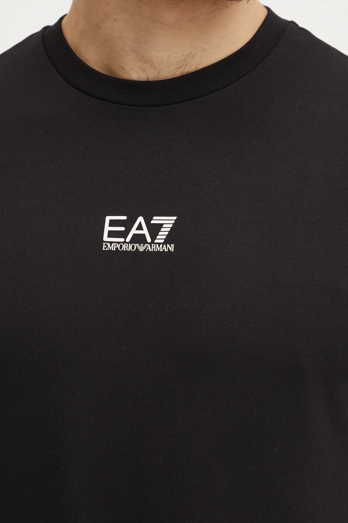 Bavlnená mikina EA7 Emporio Armani PJVRZ.8NPM30 čierna