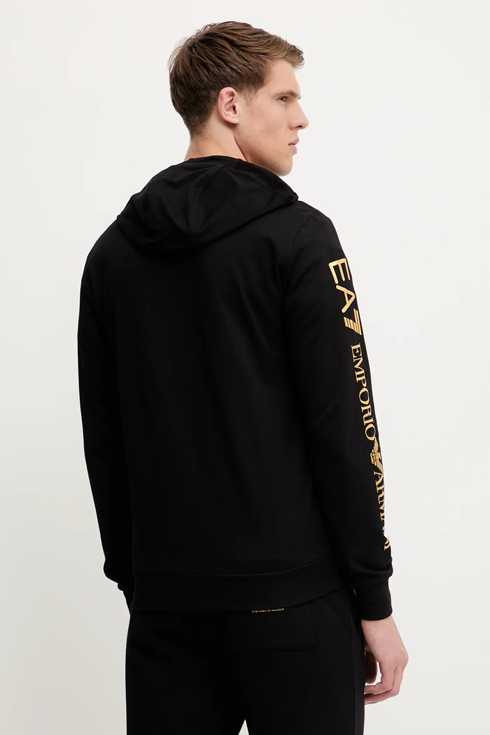 Odjeća Pamučna dukserica EA7 Emporio Armani AF13512.7M000568 crna