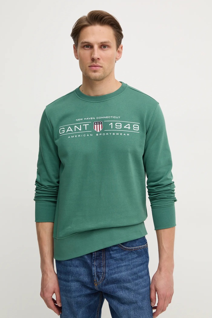 Gant bluza pozostałe zielony 2044016