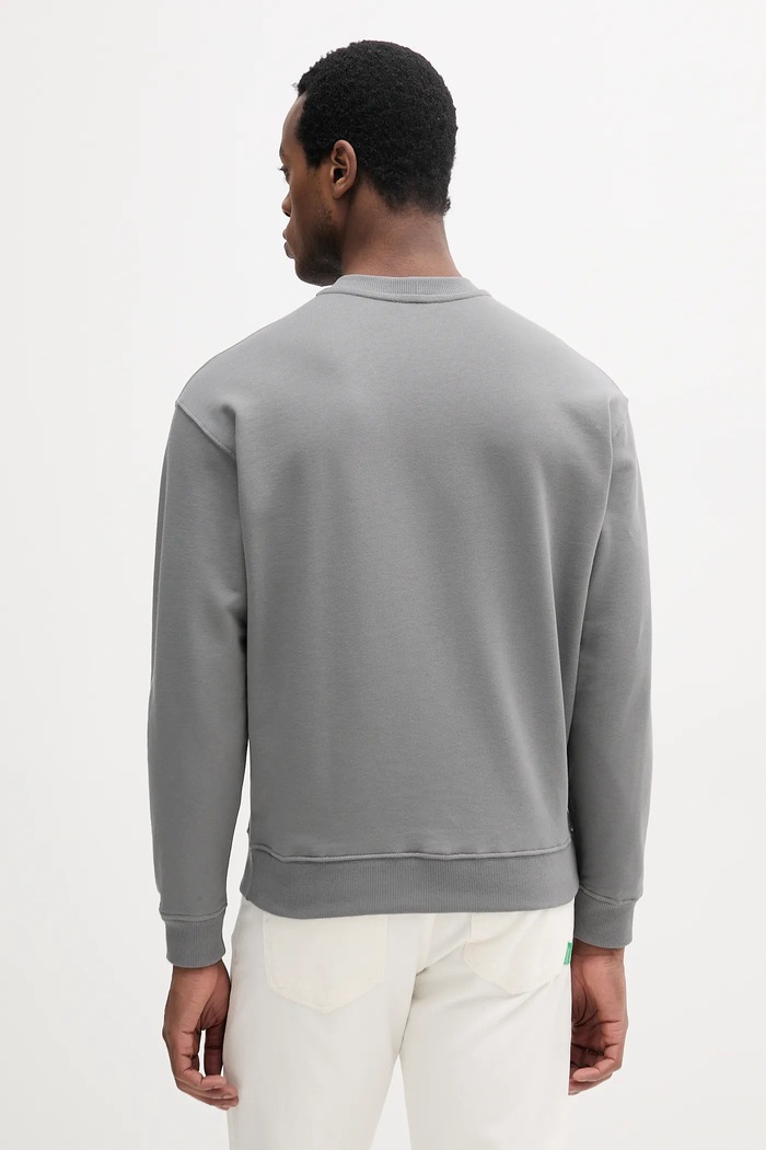 Oblečení Bavlněná mikina United Colors of Benetton 3FWYU10A3 šedá