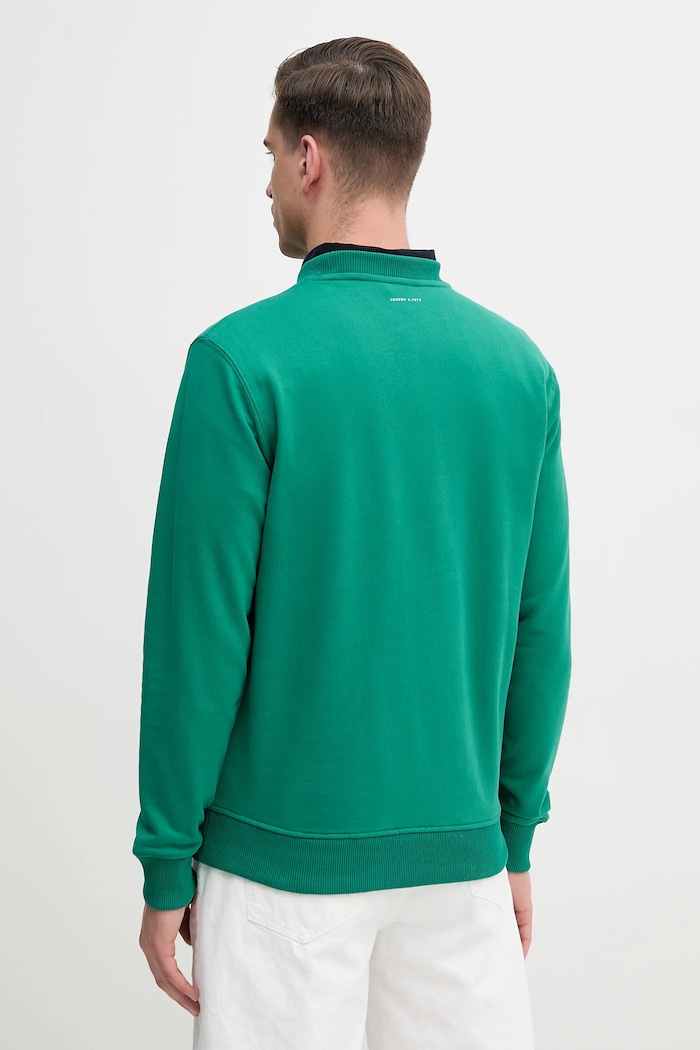 Oblečenie Bavlnená mikina Pepe Jeans DUMAS CREW PM582832 zelená