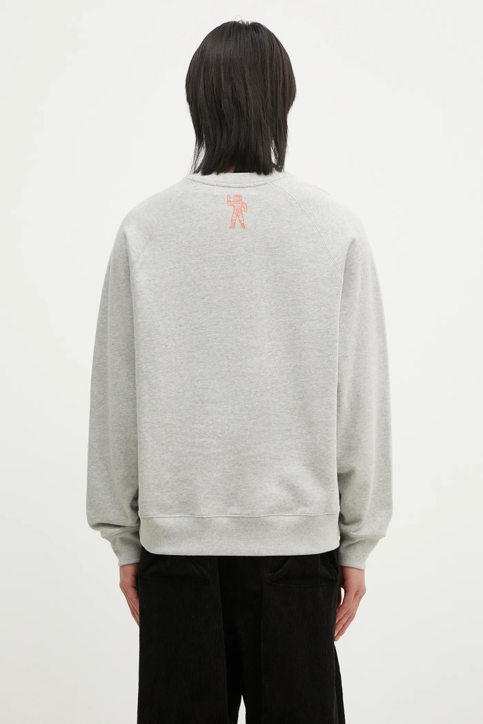 Clothing Billionaire Boys Club cotton sweatshirt Tropical Island Fill Arch Logo Crewneck B24439 gray