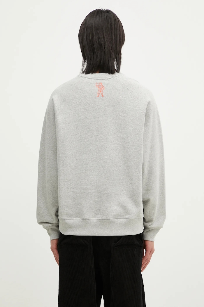 Clothing Billionaire Boys Club cotton sweatshirt Tropical Island Fill Arch Logo Crewneck B24439 gray