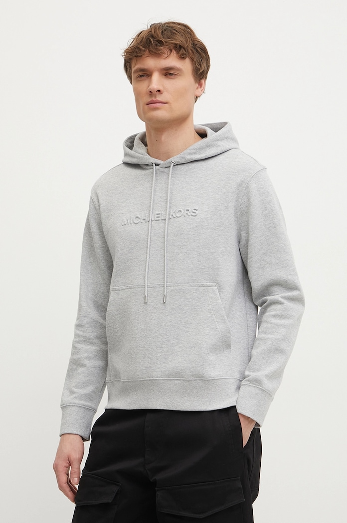 Michael Kors bluza imprimeu gri CR552G25MF