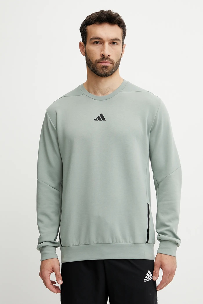 adidas Performance hanorac de antrenament Designed for Training uni verde JI8166