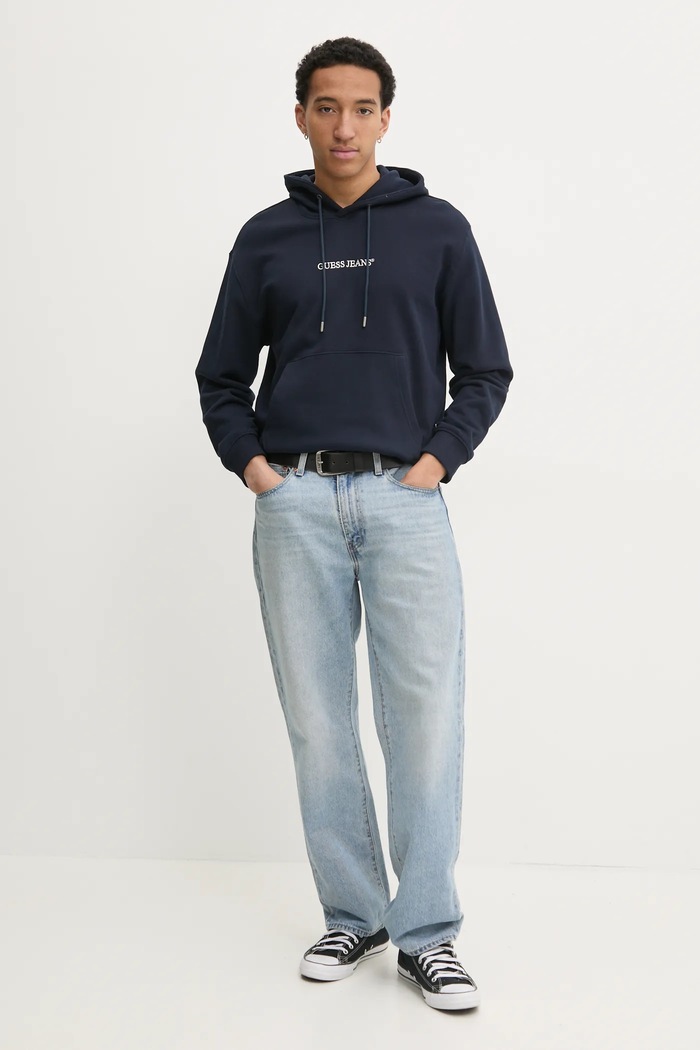 Guess Jeans felső M5RQ38.KCPR1 sötétkék SS26