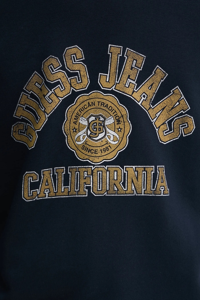Guess Jeans hanorac de bumbac M5RQ40.KCPR1 bleumarin