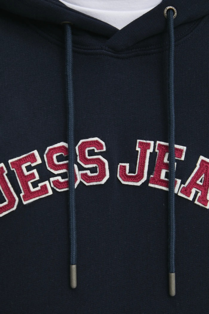 Guess Jeans bluza bawełniana M5RQ44.KCPR1 granatowy