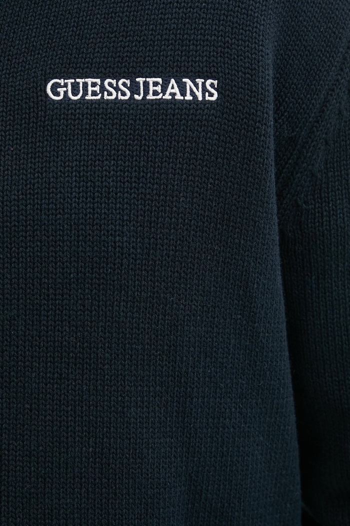 Guess Jeans kardigan bawełniany M5RR30.Z3HM1 granatowy