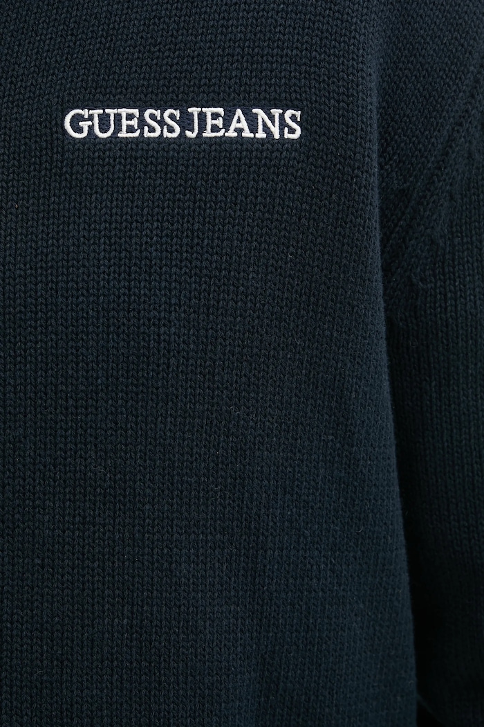 Guess Jeans kardigan bawełniany M5RR30.Z3HM1 granatowy