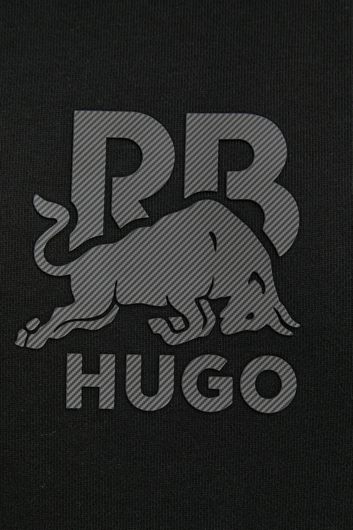 HUGO bluza bawełniana x RACING BULLS 50542806 czarny