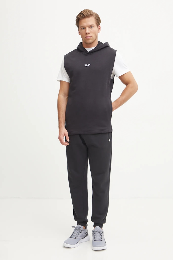 Reebok bluză trening 100214097 negru SS25