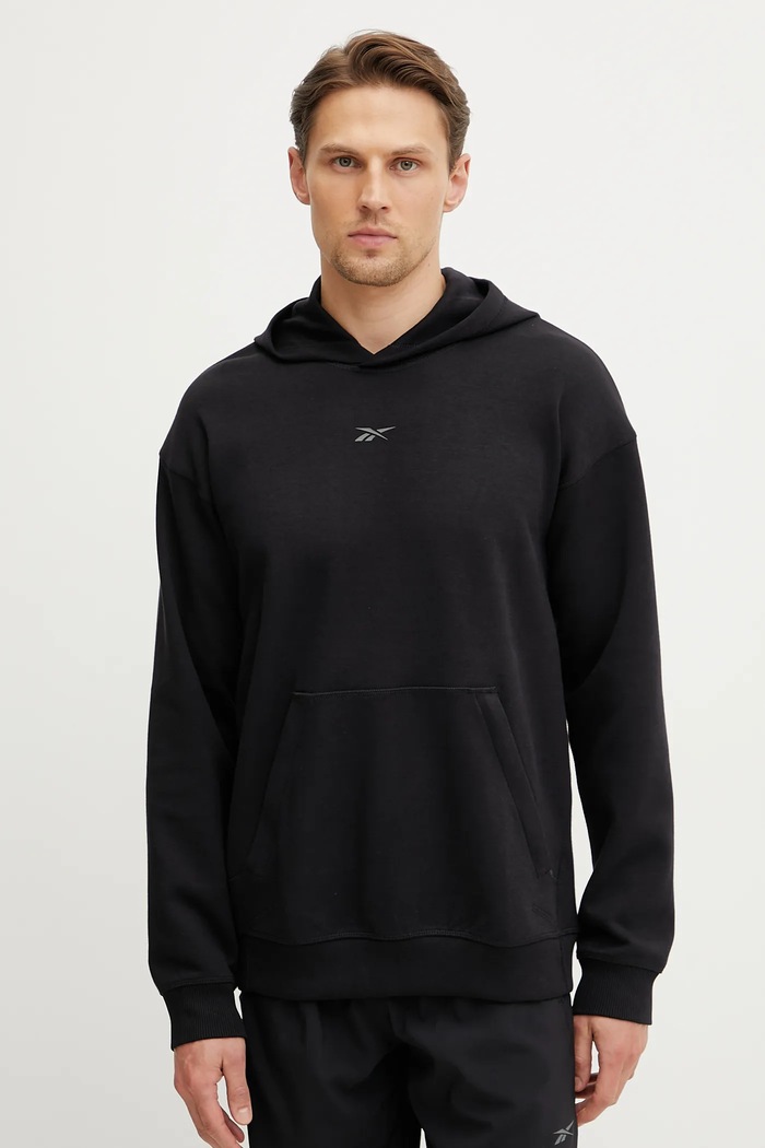 Μπλούζα Reebok Athlete με κουκούλα μαύρο 100215038