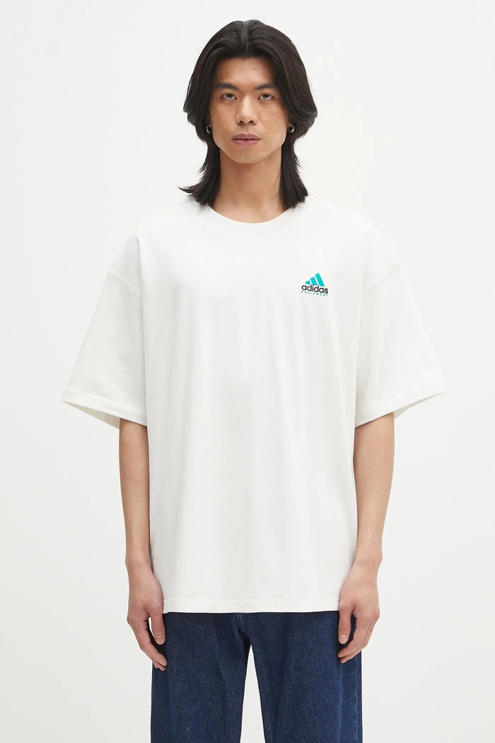 Одяг Бавовняна футболка adidas Originals EQT Gfx Tee 1 JN4844 білий