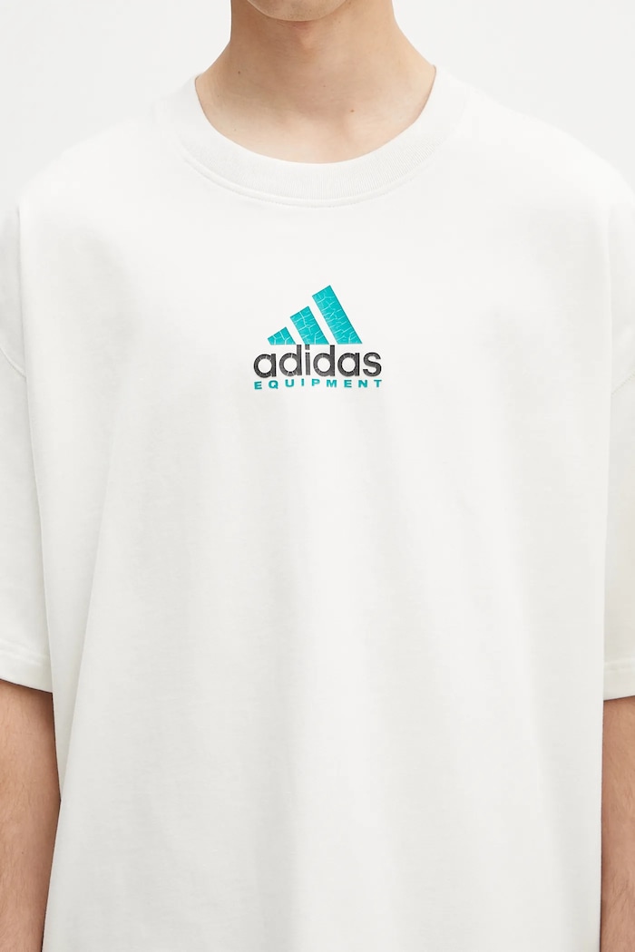 Bavlnené tričko adidas Originals EQT Gfx Tee 2 biela JN4845