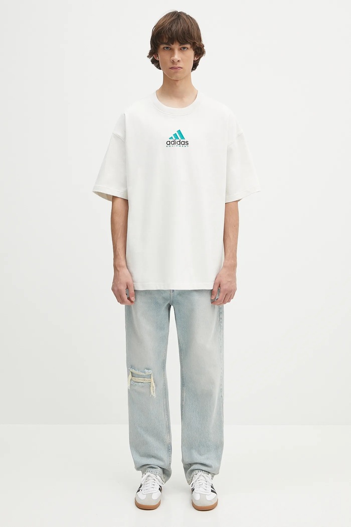 Bavlnené tričko adidas Originals EQT Gfx Tee 2 JN4845 biela