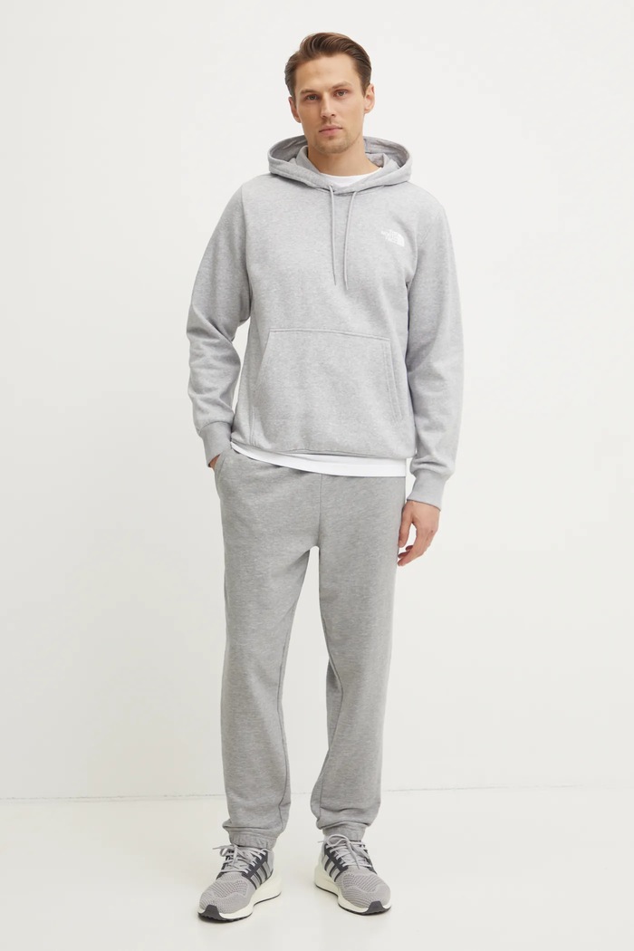 Dukserica The North Face Simple Dome NF0A89FCDYX1 siva SS26