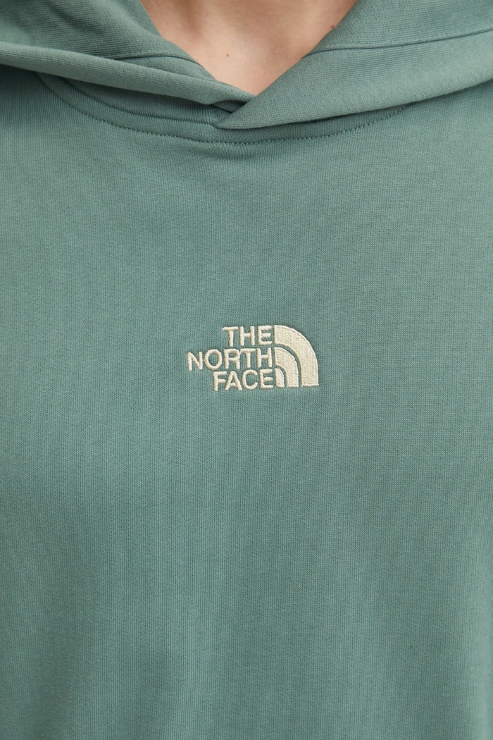 Bavlněná mikina The North Face Heritage Relaxed NF0A8C42HCH1 zelená