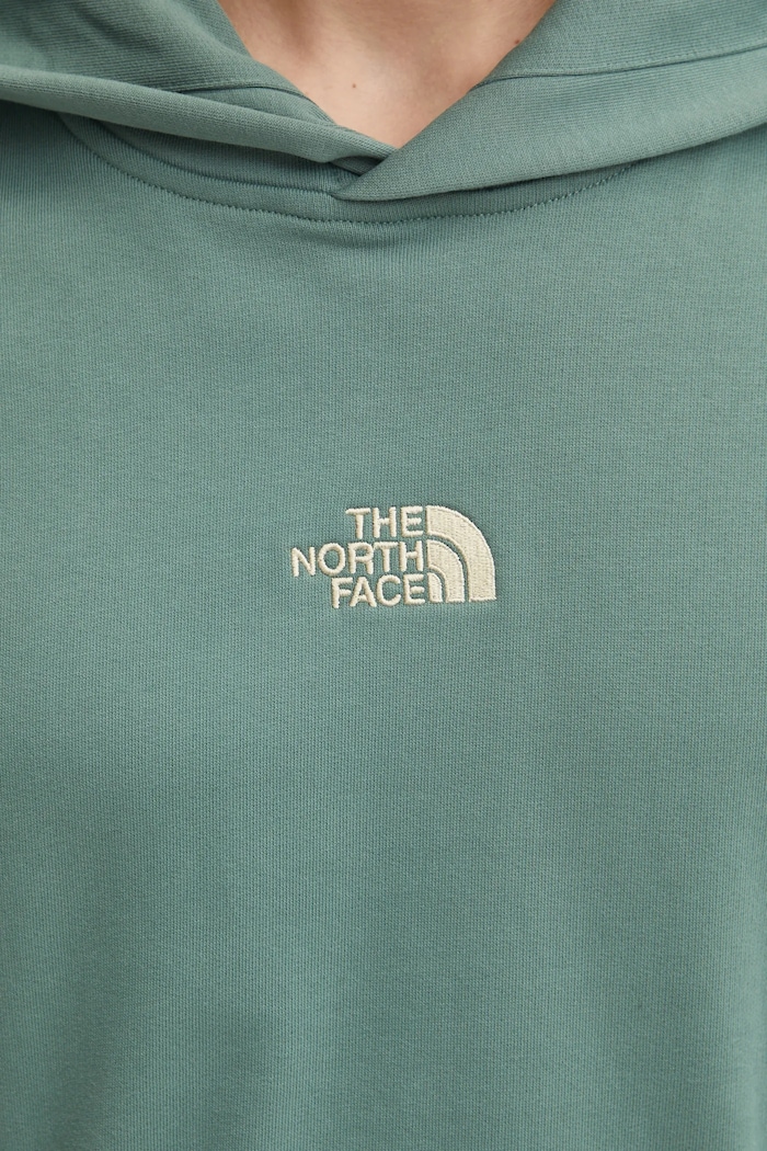 Bavlněná mikina The North Face Heritage Relaxed NF0A8C42HCH1 zelená