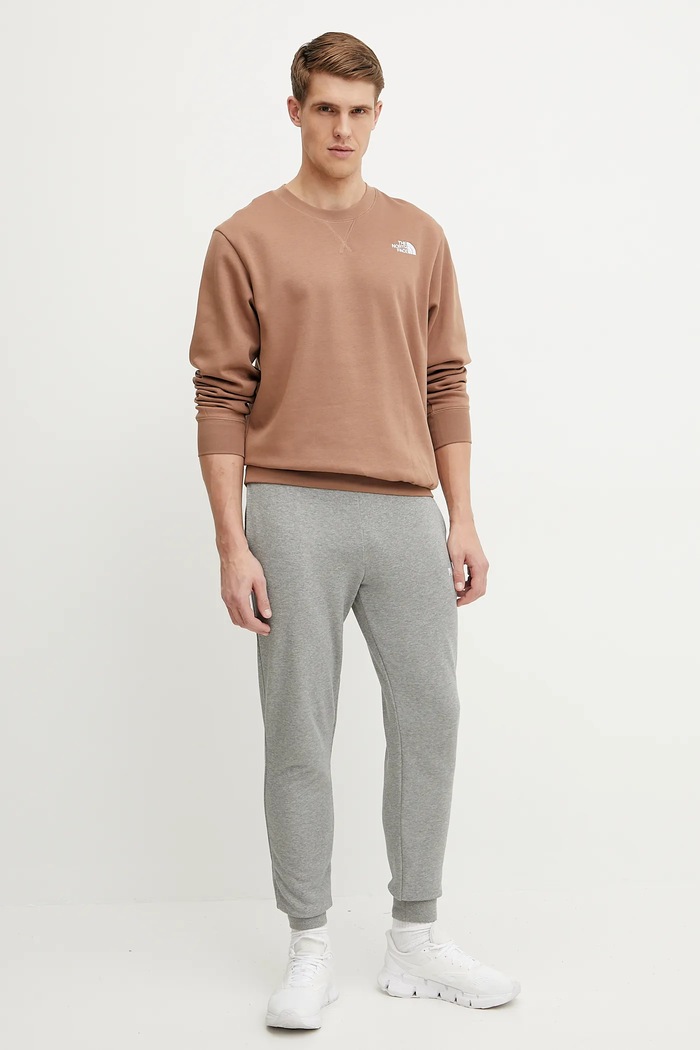 The North Face felső Essential NF0A89ET6IH1 barna SS25