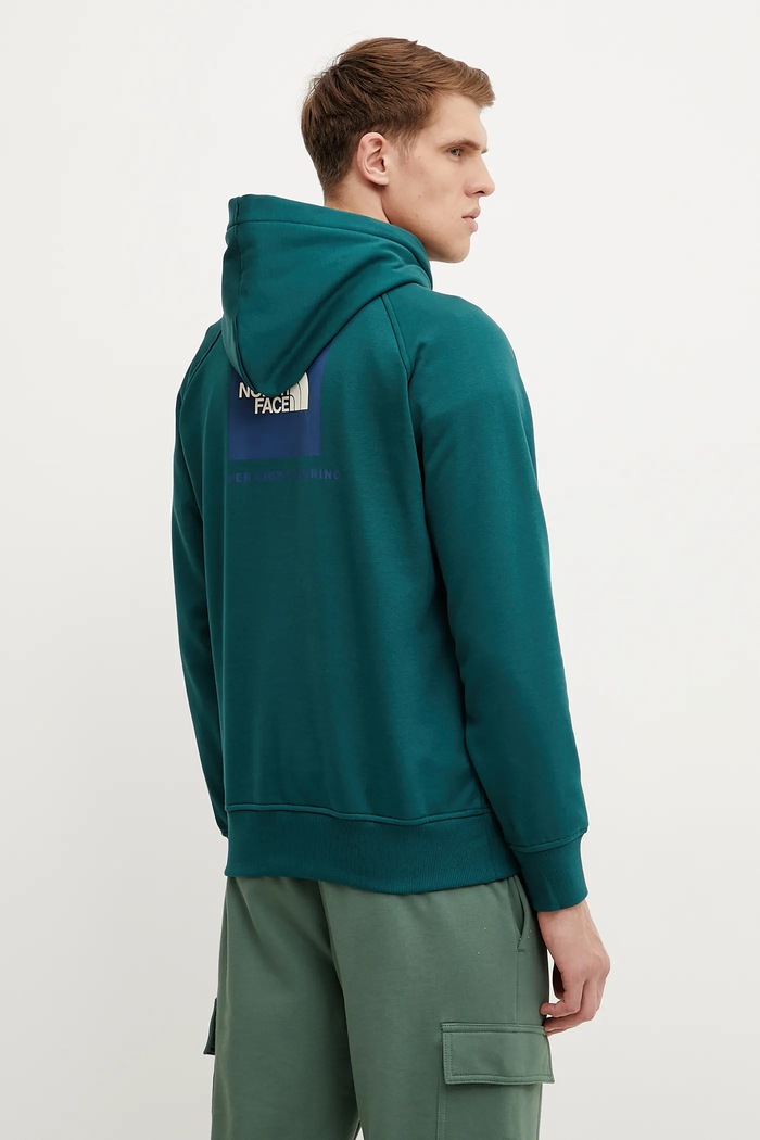 Oblečenie Mikina The North Face Raglan Redbox NF0A89F9A1B1 zelená