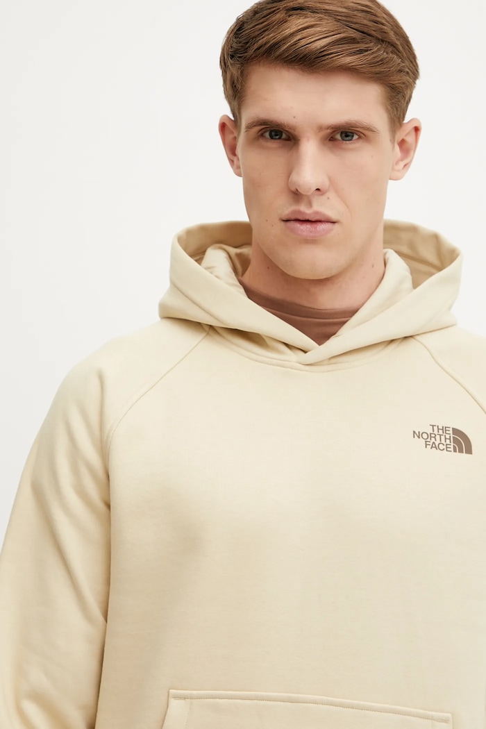 Mikina The North Face Raglan Redbox béžová NF0A89F9B2O1