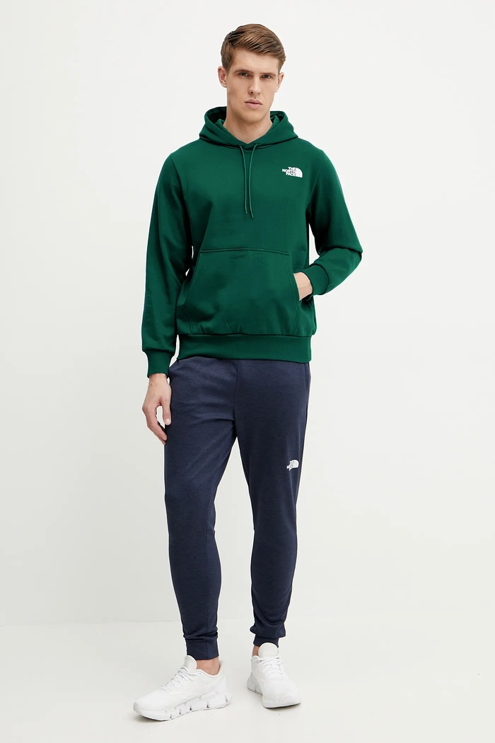 The North Face Bluză Simple Dome NF0A89FC6GI1 verde SS25