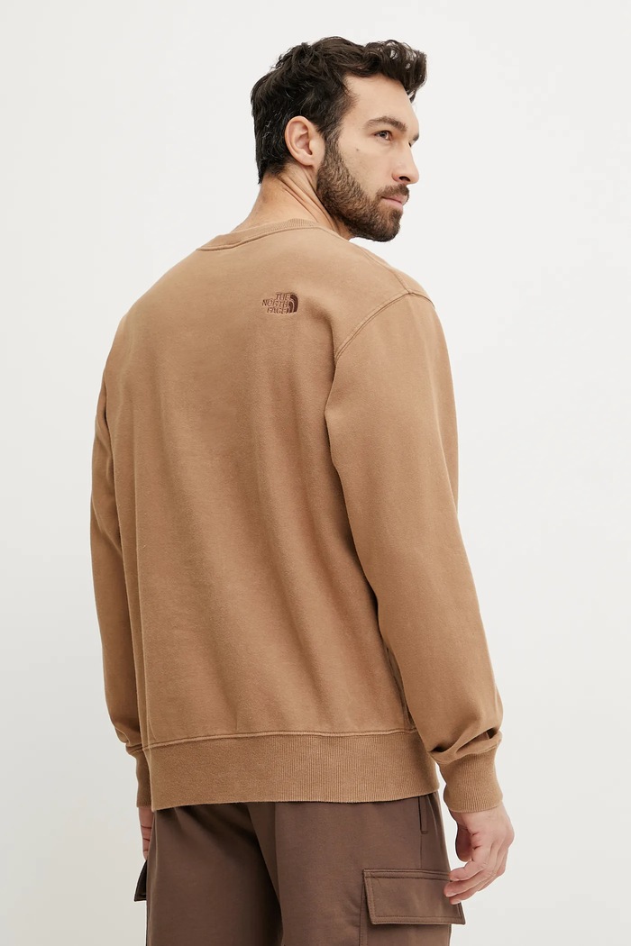 Abbigliamento The North Face felpa in cotone Nature Relaxed NF0A8BW06IH1 marrone