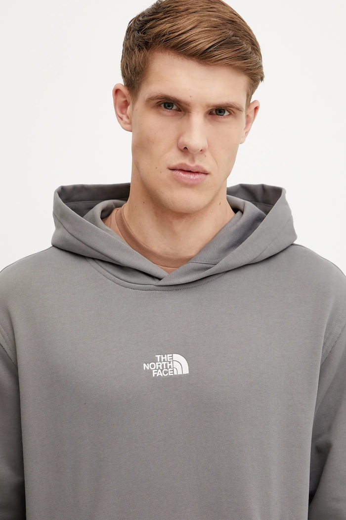 The North Face bluza bawełniana Heritage Relaxed szary NF0A8C420UZ1