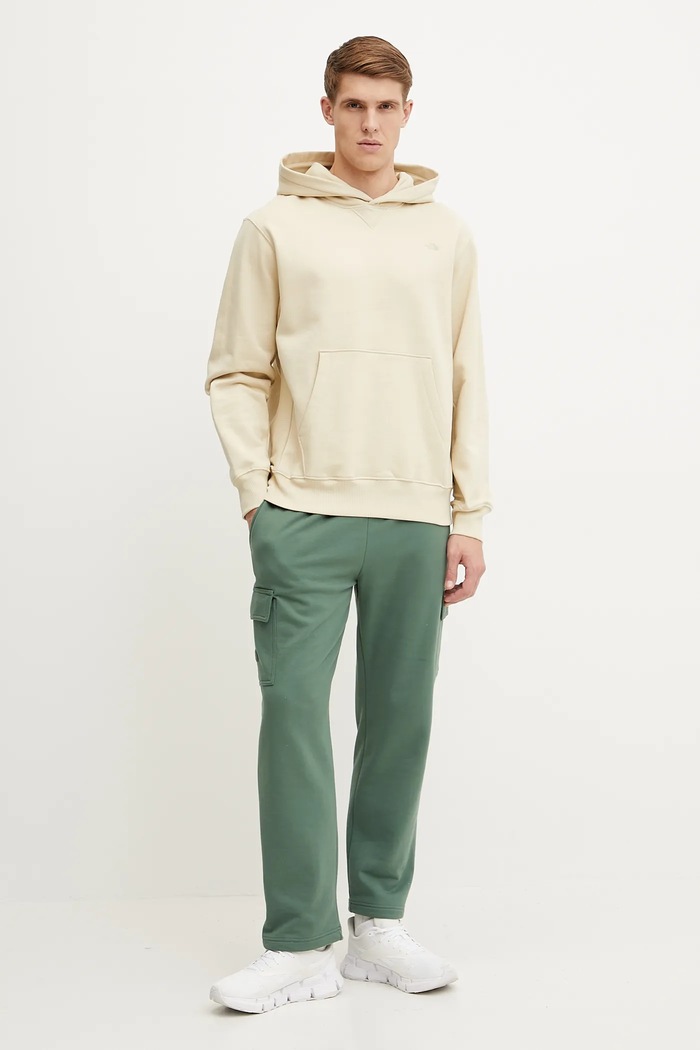 Βαμβακερή μπλούζα The North Face Dome Relaxed NF0A8C433X41 μπεζ SS25